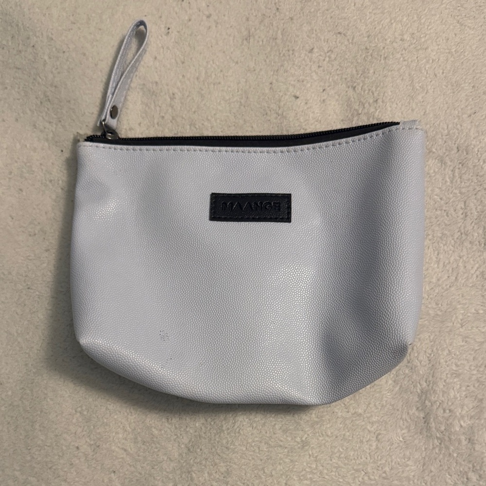 Mango Light Blue/Grey Cosmetic Bag